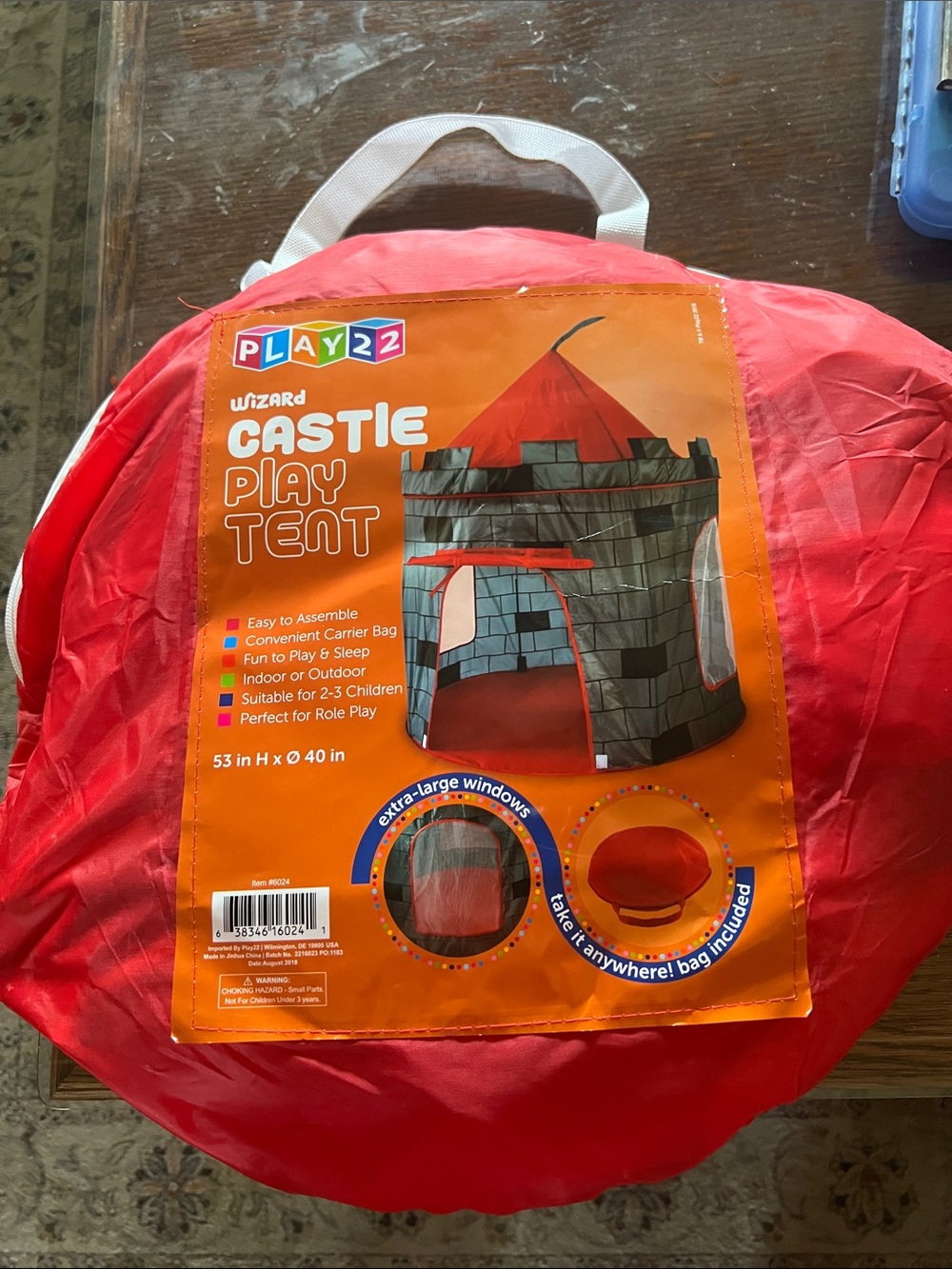 Wizard Castle Play Tent - Red